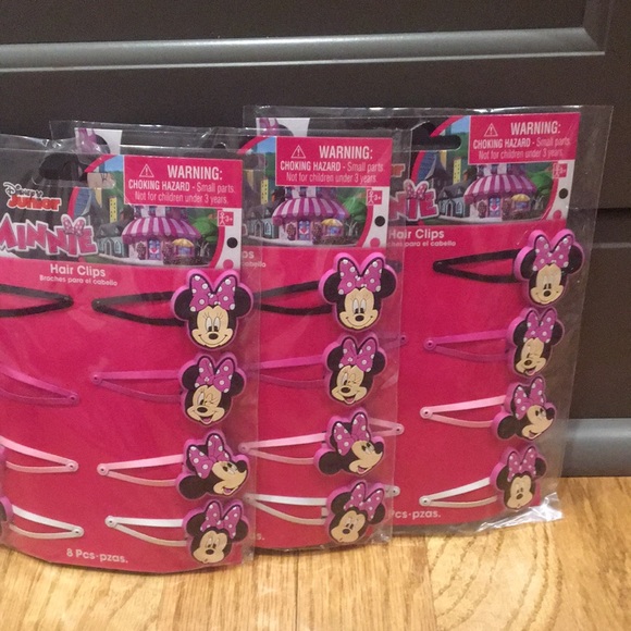 NWT Minnie mouse hair clips - Picture 1 of 8